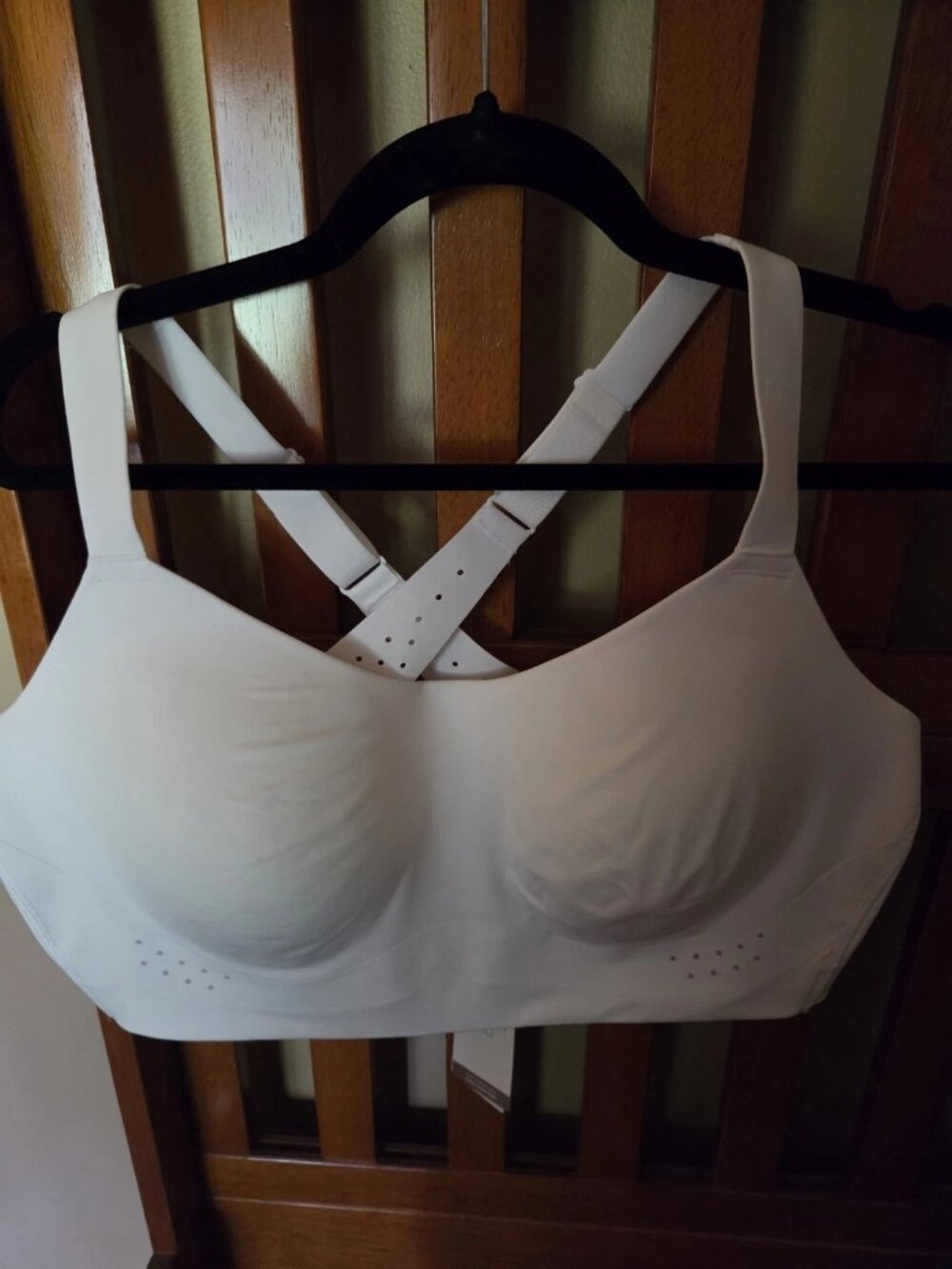 CALIA Empower Sports Bra 42D Pure White High Support